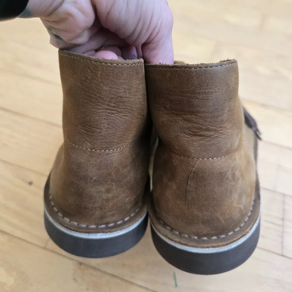 Clarks | Bushacre 2 brown leather collegiate chukka boots | MENS 9.5